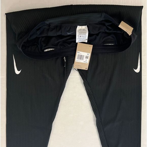 Nike DM4613-011 Mens Sz 2XL XXL Dri-FIT AeroSwift Racing Tights Pants Black $125 - Picture 7 of 7